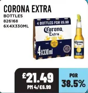 Corona extra bottles