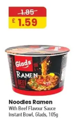 MyMINIMIX Glads noodles ramen offer