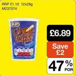 Booker Wholesale Kp choc dips offer