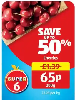 Aldi Cherries offer