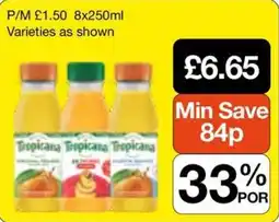Booker Wholesale Tropicana juice offer