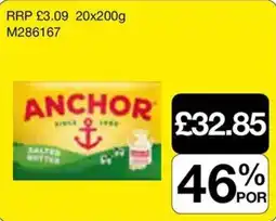 Booker Wholesale Anchor salted butter offer