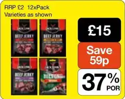 Booker Wholesale Jack Link's beef jerky offer