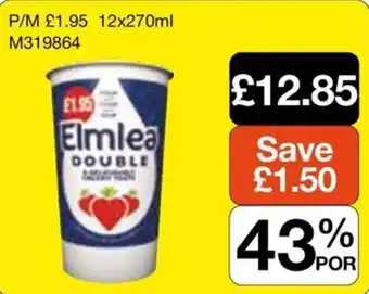 Booker Wholesale Elmlea double offer