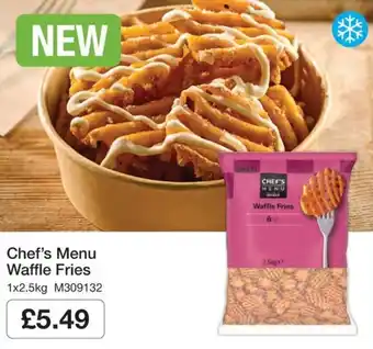 Chef's Menu Waffle Fries