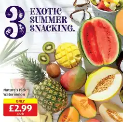 Aldi Nature's Pick Watermelon offer