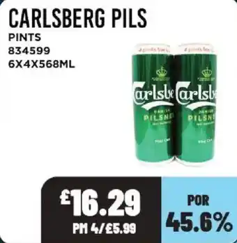 Bestway Carlsberg pils offer