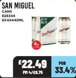 Bestway San Miguel cans offer