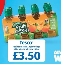 Aldi Robinsons fruit shoot orange offer