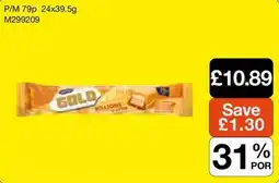 Booker Wholesale Cadbury gold billions wafer offer