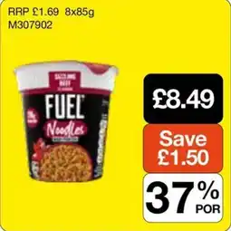 Booker Wholesale Fuel noodles offer