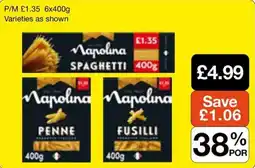 Booker Wholesale Napolina spaghetti offer
