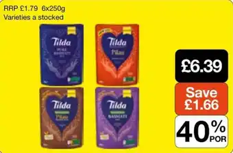 Booker Wholesale Tilda rice offer