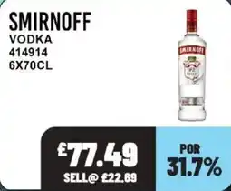 Bestway Smirnoff vodka offer