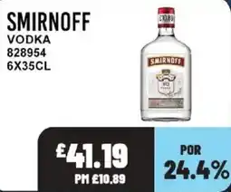 Bestway Smirnoff vodka offer