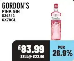 Bestway Gordon's pink gin offer