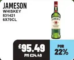 Bestway Jameson whiskey offer
