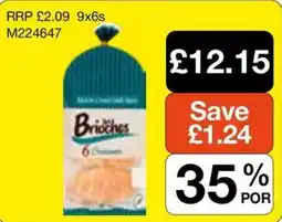 Booker Wholesale Brioche brioche offer