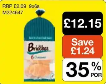 Booker Wholesale Brioche brioche offer
