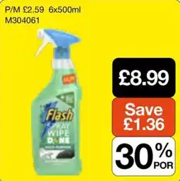 Booker Wholesale Flash spray wipe done offer