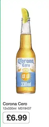 Booker Wholesale Corona Cero offer