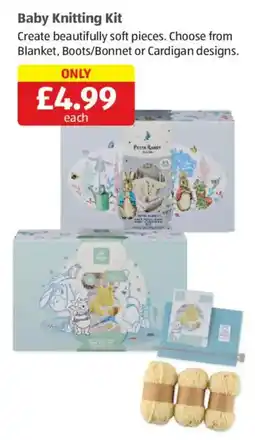 Aldi Baby Knitting Kit offer