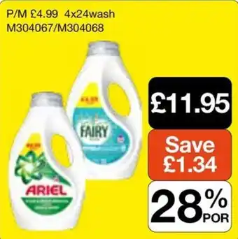 Booker Wholesale Ariel fairy offer