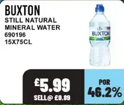 Bestway Buxton still natural mineral water offer