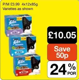Booker Wholesale Felix cat food offer