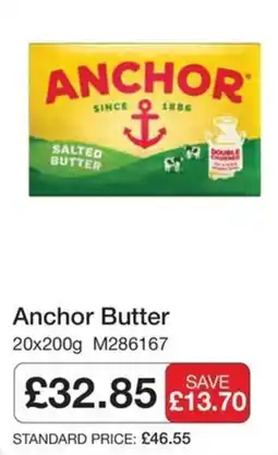 Booker Wholesale Anchor butter offer