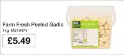Booker Wholesale Farm Fresh Peeled Garlic offer
