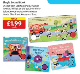 Aldi Single Sound Book offer