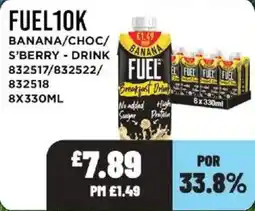 Bestway Fuel banana breakfast drink offer