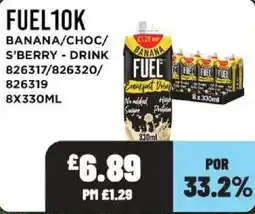 Bestway Fuel banana breakfast drink offer