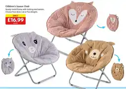 Aldi Children's Saucer Chair offer
