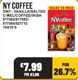 Bestway Ny coffee 3in1 offer