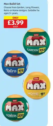 Aldi Max Build Set offer