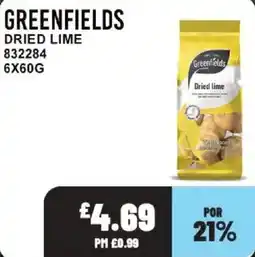 Bestway Greenfields dried lime offer