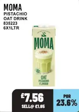 Bestway Moma pistachio oat drink offer