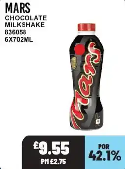 Bestway Mars chocolate milkshake offer