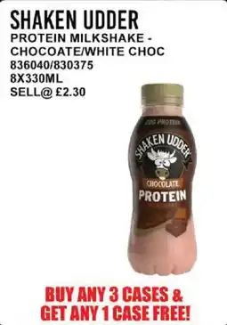 Bestway Shaken Udder protein milkshake offer