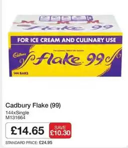 Booker Wholesale Cadbury flake (99) offer