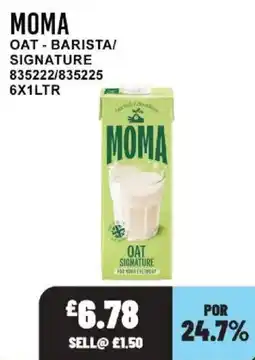 Bestway Moma oat barista signature offer