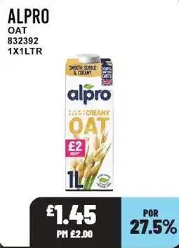 Bestway Alpro creamy oat offer