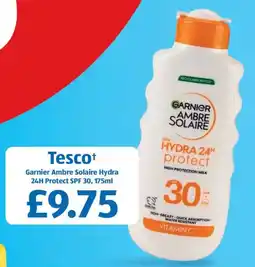 Aldi Garnier ambre solaire hydra 24h protect spf 30 offer