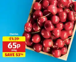 Aldi Cherries offer