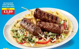 Aldi Hot Honey Beef Koftas with Maple Honey Glaze Sachet offer