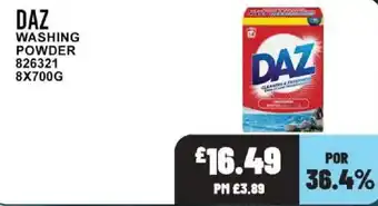 Bestway Daz washing powder offer