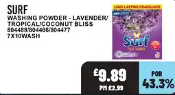 Bestway Surf washing powder offer