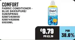 Bestway Comfort fabric conditioner offer
